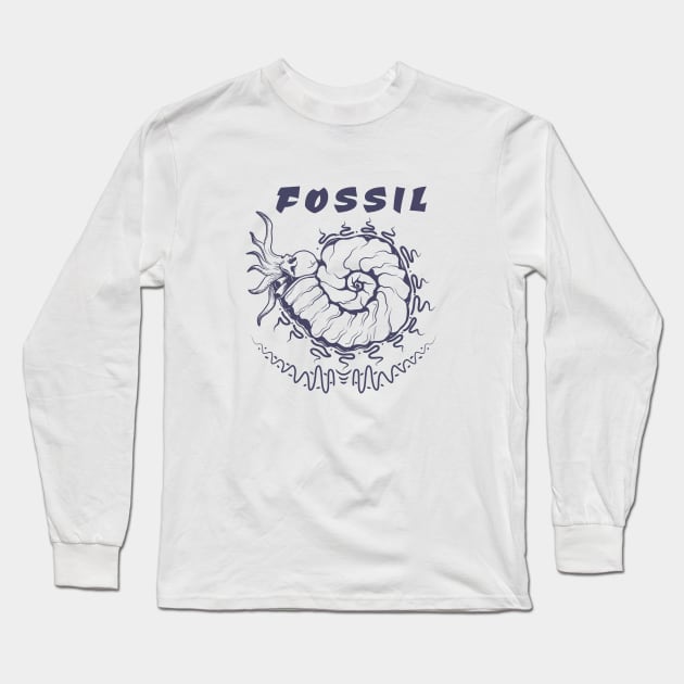 FOSSIL Long Sleeve T-Shirt by Ancient Design